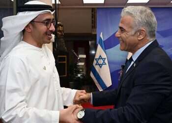Lapid to Emirati foreign minister: We are changing the Middle East