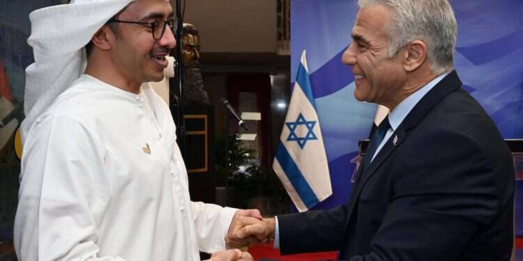 Lapid to Emirati foreign minister: We are changing the Middle East