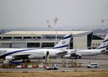 Palestinian arrested after ramming through Ben-Gurion airport entry