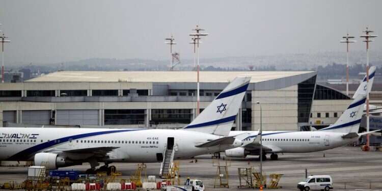 El Al planes are parked at Ben-Gurion International Airport near Tel Aviv, Israel, April 21, 2013 Palestinian arrested after ramming through Ben-Gurion airport entry
