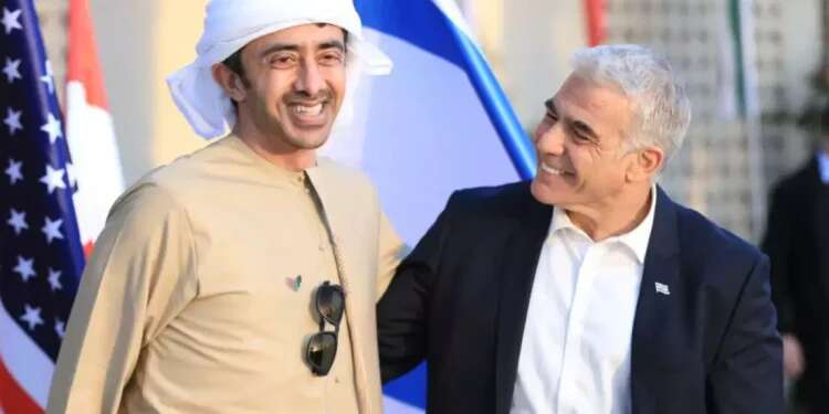 UAE foreign minister to meet Lapid in Jerusalem