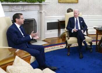Herzog warns Biden of mounting Iran challenge in Ukraine, region