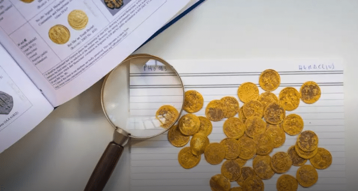 1,400-year-old gold coins discovered in northern Israel
