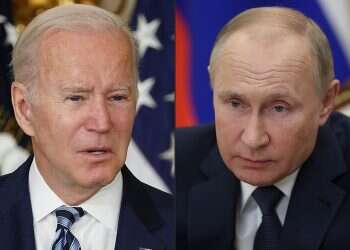 Combination of file pictures of United States President Joe Biden and Russian President Vladimir Putin Biden: I don't think Putin will use nuclear weapon