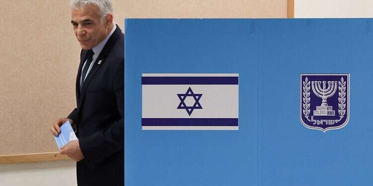 With election underway, Lapid asks Israelis to 'vote for our children's future'