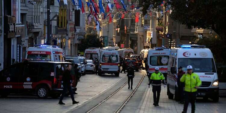 Erdogan vows punishment after 'heinous attack' kills 6 in Istanbul, injures 50