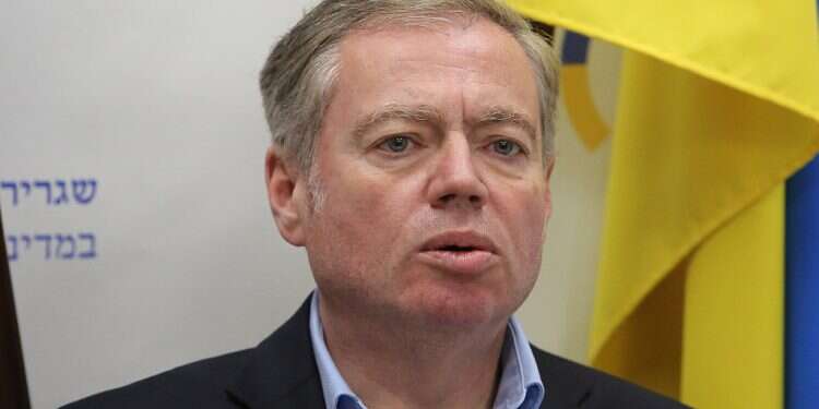 Ukrainian Ambassador to Israel Yevgen Korniychuk Ukraine ambassador: Israel did not consult us before controversial UN vote