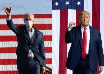 Trump says US 'in decline' as Biden offers own dire warning