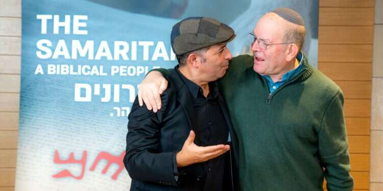Professor Steven Fine and producer and director Moshe Alafi. New film offers look at 3,500 years of Samaritan history