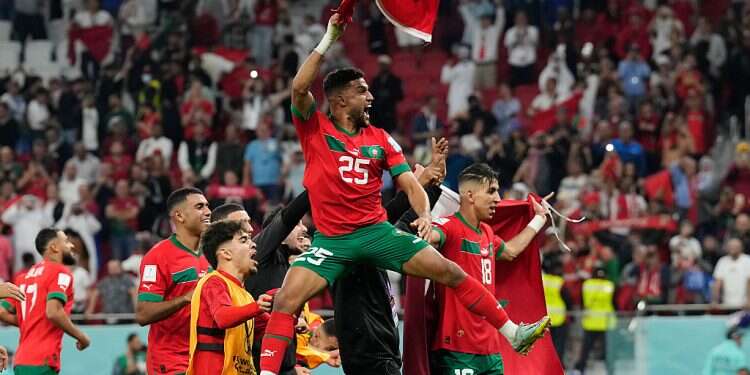 Ecstatic Moroccans celebrate World Cup victory over Portugal