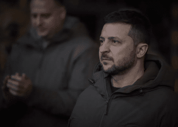 Ukrainian President Volodymyr Zelenskyy looks on as he meets soldiers at the site of the heaviest battles with the Russian invaders in Bakhmut, Ukraine, Dec. 20, 2022 (Ukrainian Presidential Press Office via AP) Zelenskyy to meet Biden in first foreign trip since outbreak of war