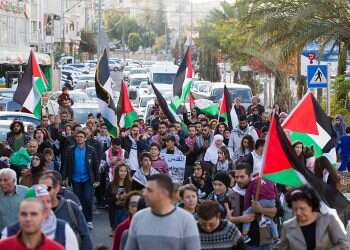 Police to crack down on 'terrorist incitement' by removing PLO flags from public spaces