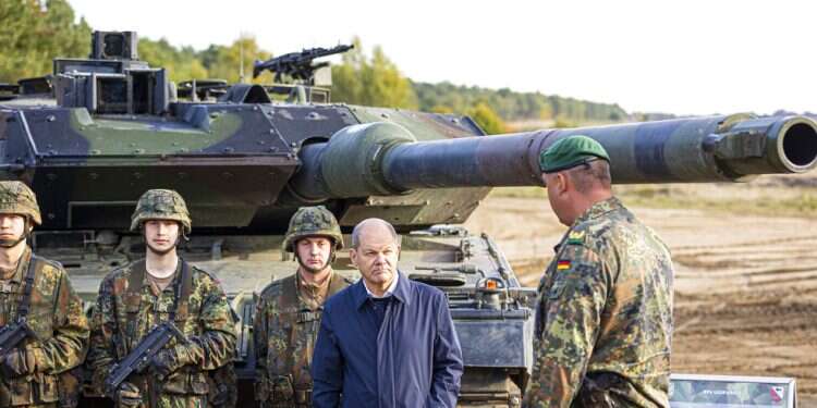 'German tanks will once again face off against Russian ones'