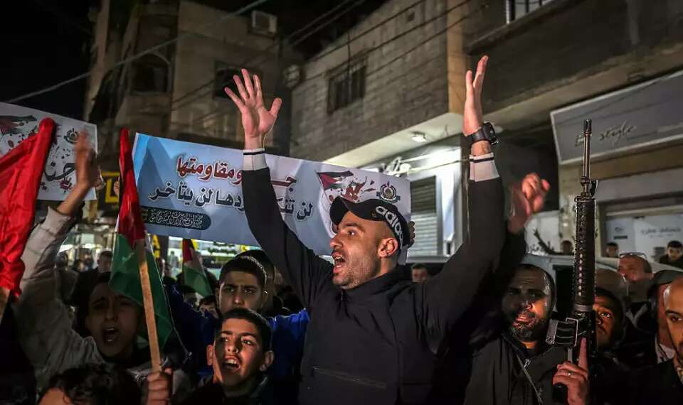 Palestinians rioting in the Gaza Strip End of security cooperation with PA could be bad news for Israel