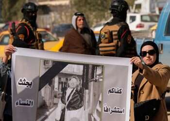 Iraqi women protest 'honor killings' after YouTube star is killed