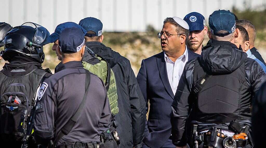 National Security Minister Itamar Ben-Gvir at the site of the terrorist attack in Jerusalem, February 10, 2023 Israel's national security minister is doing more harm than good
