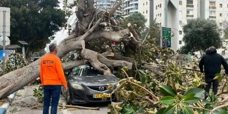 Storm Barbara hits Israel with strong gusts, heavy rain