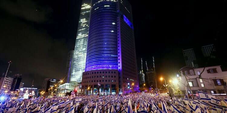 Israelis protest against planned judicial overhaul for 11th week