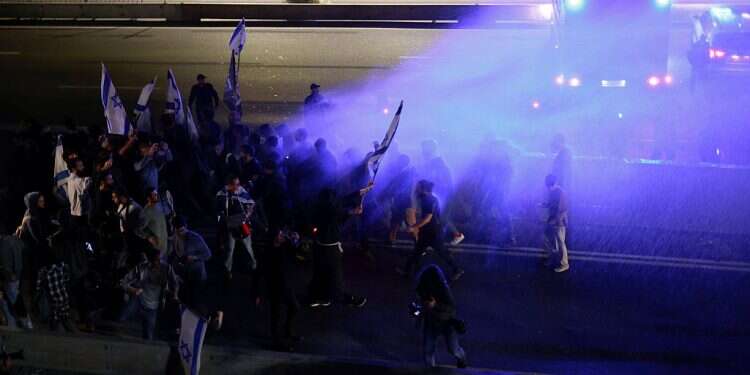 9th week of protest over legal overhaul draws hundreds of thousands