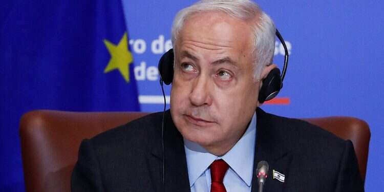 Prime Minister Benjamin Netanyahu attends an economic forum in Rome, Italy, March 10, 2023 Netanyahu's blind side
