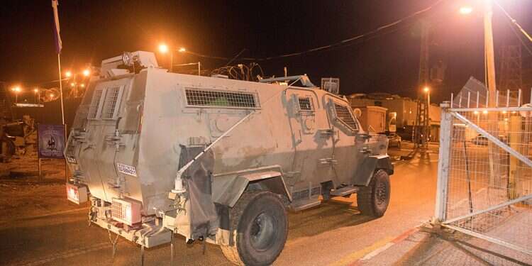 IDF troop near Jenin Homes damaged after Palestinians fire on Israeli town in north