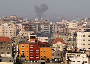 IDF strikes terrorist training sites in Gaza after rocket fire, violent riots