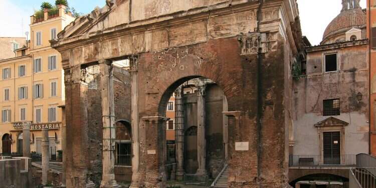 The Portico di Ottavia in the former Jewish ghetto in Rome Rethinking our path