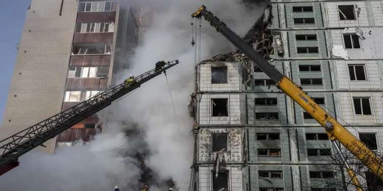 Russian missile, drone attack in Ukraine kills 12