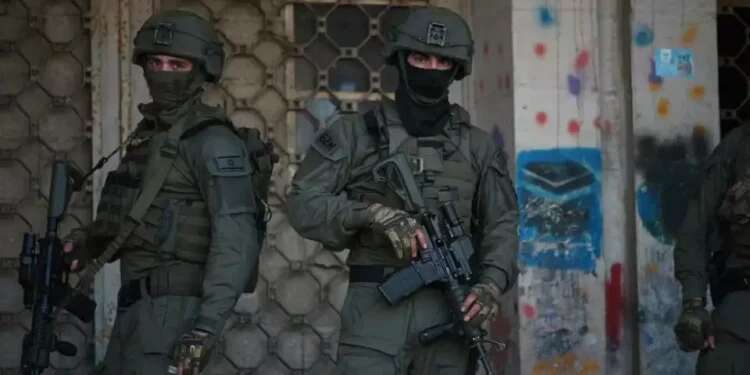 IDF forces in Nablus Terrorist who shot 2 Israelis in Jerusalem arrested