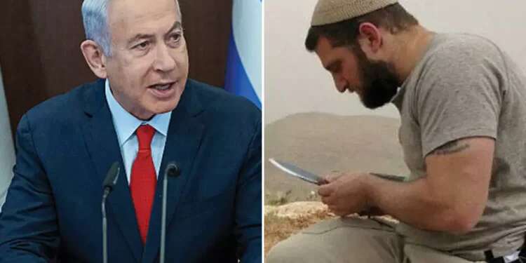 Prime Minister Benjamin Netanyahu and David Stern Survivor of terrorist attack urges PM to give local security personnel captured weapons