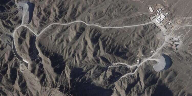 Construction on a new underground facility at Iran's Natanz nuclear site near Natanz, Iran, April 14, 2023 Will new Iran facility keep its nuclear program out of reach for US bunker busters?