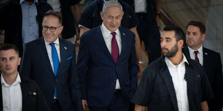 Prime Minister Benjamin Netanyahu in the Knesset, June 14, 2023 Opposition wins seat on critical judicial panel after high-stakes drama in Knesset