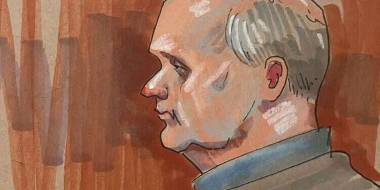 A courtroom sketch of Robert Bowers Pittsburgh synagogue shooter found guilty of all counts, faces death penalty