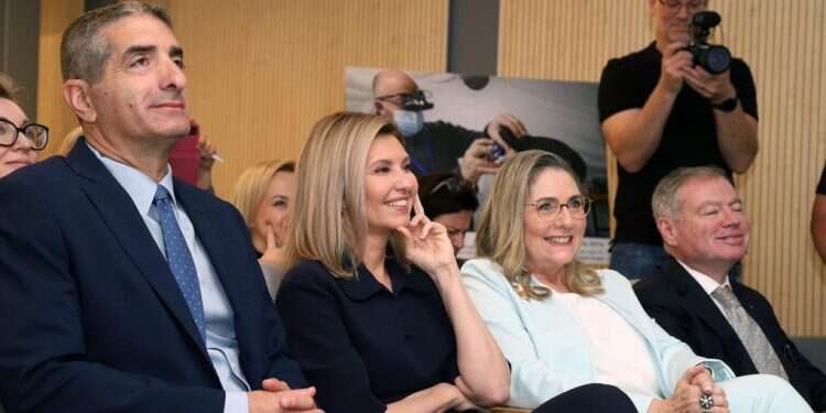 Ukraine's first lady Zelenska visits Israel's Sheba hospital