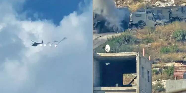 Israel carries out rare air attack in Jenin; troops injured in heavy clashes