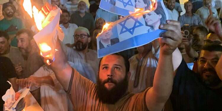 Officials say meeting with Libyan foreign minister coordinated 'at highest levels'