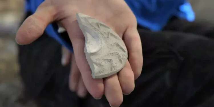 Student discovers ancient 'magical mirror' during excavations in north