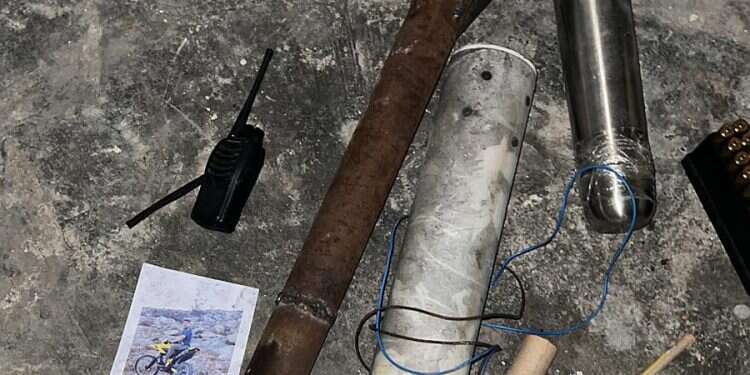 Improvised rocket parts found during an IDF raid in 2022 What experts say: How serious is the rocket threat from Samaria?