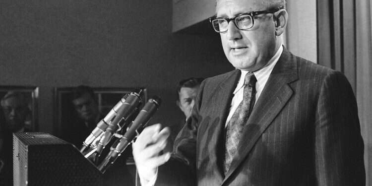 Henry Kissinger
on Oct. 13, 1973, during the Yomr Kippur War Partnership in disagreement: The complex US-Israel alliance during the Yom Kippur War