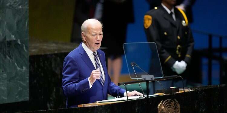 Biden touts 'positive impacts' in region; says Iran must 'never' get bomb