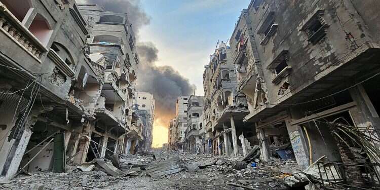 Houses and buildings destroyed in Israeli strikes, in Jabalia in the northern Gaza Strip, October 11, 2023 Waiting for the green light: IDF ready to take on Hamas in ground invasion