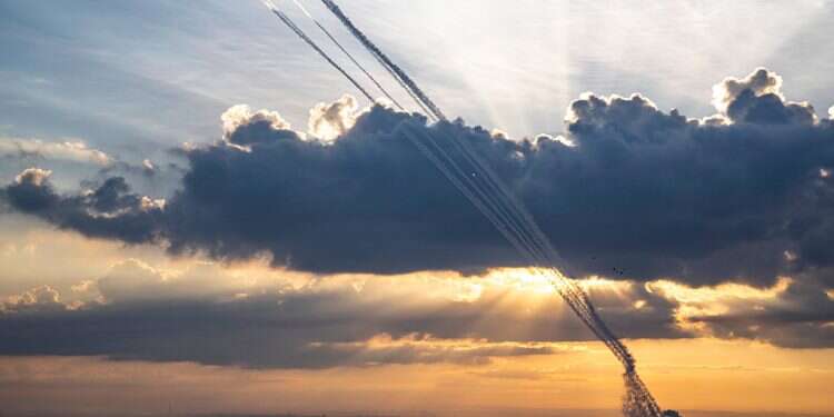 Rockets are fired toward Israel from Gaza, Saturday, Oct. 7, 2023 IDF frees hostages in 2 towns, releases names of soldiers killed; Hezbollah fires mortars