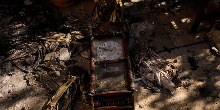 A damaged clock outside a home that came under attack during a massive Hamas invasion into Kibbutz Nir Oz, Israel, Thursday, Oct. 19, 2023 The original sin: How Israel let Hamas grow