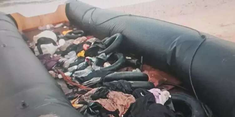 Police searching for survivors after migrant boat washes ashore