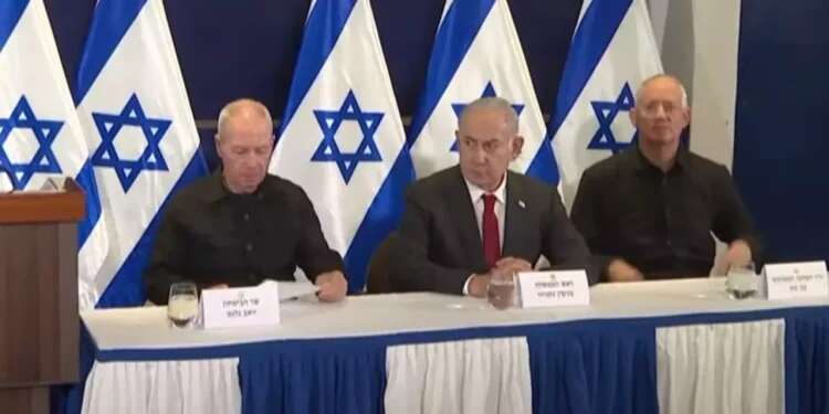 'It is not political, it is a shared fate,' Gantz says on unity gov't