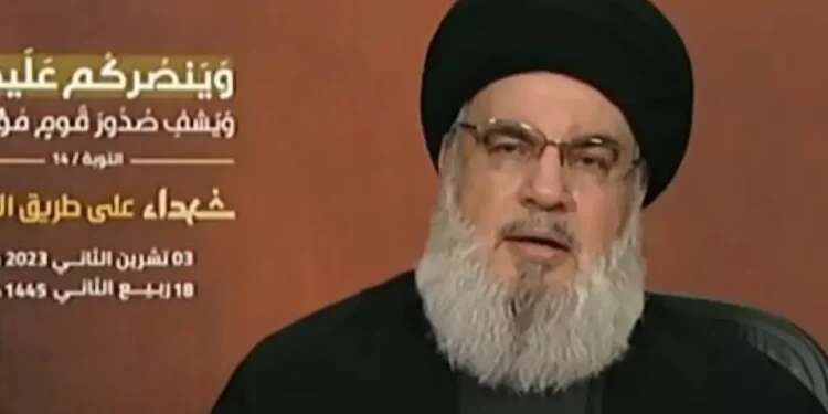 Hezbollah Secretary-General Hassan Nasrallah in first public statement since outbreak of Israel-Hamas war, Nov 3, 2023 LIVEBLOG: Netanyahu says no ceasefire without hostage release; 37 IDF soldiers killed during ground operation in Gaza