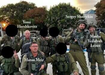 They took a picture before entering Gaza; 4 were killed exactly 1 month later
