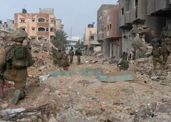 Israel using explosives to destroy Hamas tunnels after encircling Gaza City