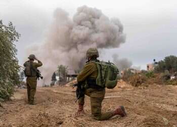 WATCH: Israel's flag raised atop Gaza's central square