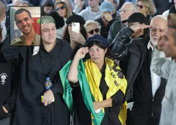 Mother bids emotional farewell to Golani officer killed in Gaza fighting
